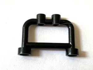 LEGO Parts: Rollbar, Fence Barrier, Bar, 1x4x2, Part # 4083, Black - Picture 1 of 1