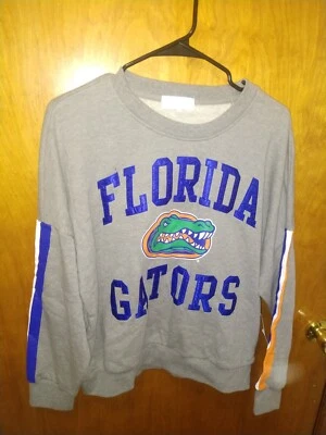 Florida Gators Touch By Alyssa Milano Gray Sweatshirt Women's Large NWT - Image 1 of 4
