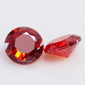Impresionantes gemas redondas de zafiro Montana Padparadscha certificado natural 6x6 mm - Imagen 1 de 5