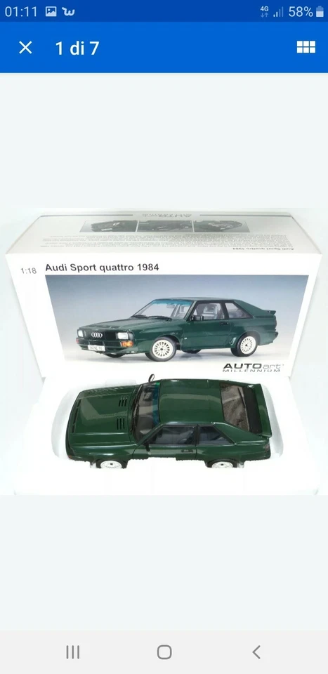 Audi Sport Quattro 1 :18 - Immagine 1 di 1