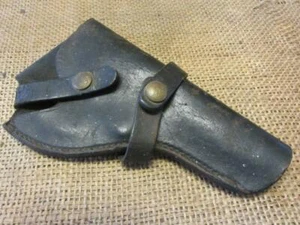 Vintage Brauer Bros Mfg Co Leather & Brass Gun Holster Antique Pistol 10031 - Picture 1 of 1