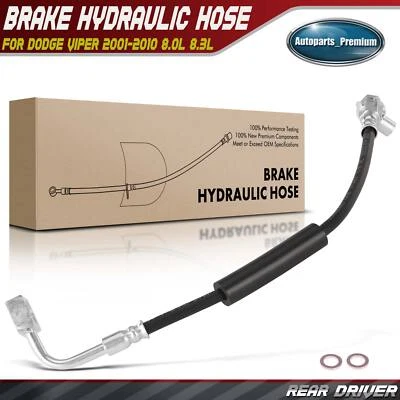 Manguera hidráulica de freno trasero izquierdo LH para Dodge Viper 2001-2002 2003-2006 2008-2010 Foto 1 de 4