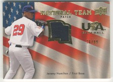 2008 Upper Deck USA National Team Patch #JH Jeremy Hamilton Jersey /99