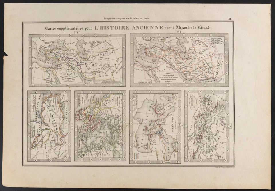1840 - Cards antique History Alexandre le Grand (Dufour & Picquet) - Bild 1 von 1