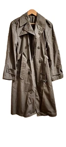 Vintage 60s/70s US Army Trench Coat Raincoat Men's Sz. 38R Green 274 Vietnam - Picture 1 of 8