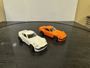 2017 Hot Wheels Orange and White Fugu Z Custom Datsun 240Z UNSPUN FREE SHIPPING - Picture 1 of 9