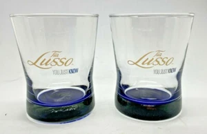 PAIR OF TIA LUSSO GLASSES - PUB BAR PAIR TWO HOME MARIA 2 - Picture 1 of 3