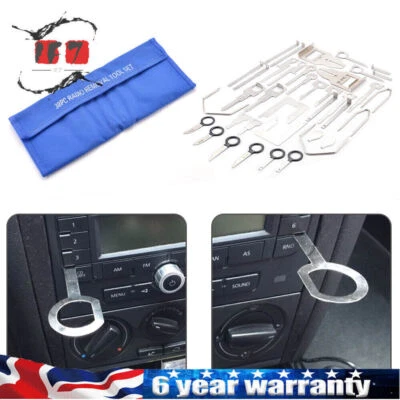38x Full Set of Car Radio Stereo Removal Keys Tool Set Release Audio Head Unit - Image 1 of 4