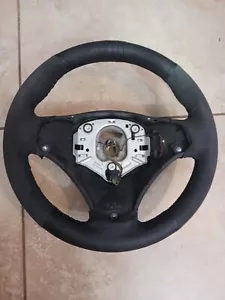 BMW steering wheel 1, 3 series E82/E87/E90/E92/84 suede and leather 328i 330i - Picture 1 of 12
