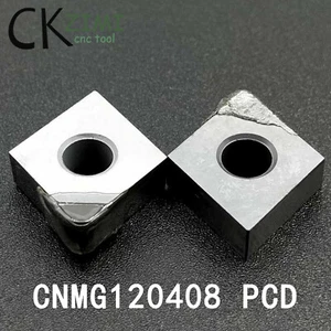 2pcs CNMA / CNMG120408 PCD for Aluminum / Copper Polycrystalline Diamond Inserts - Picture 1 of 5