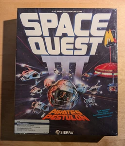 *SEALED* Vtg SPACE QUEST III, Big Box, SIERRA Atari ST, 1989 (Read Desrc.) - Picture 1 of 8