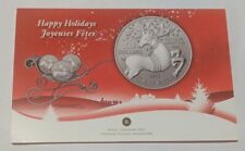2012 Reindeer  $20 Canada 9999 Silver Coin Happy  Holidays