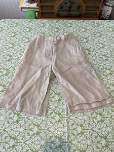 Boys Little Le Linens Size 8-9 Long Short Sand - Picture 1 of 10