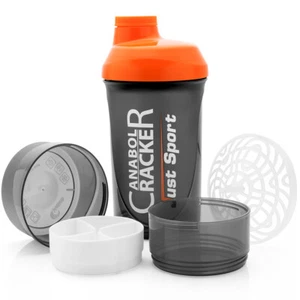 Anabol Cracker Protein /Eiweiß / Diät Shaker, 600+350ml - Picture 1 of 3
