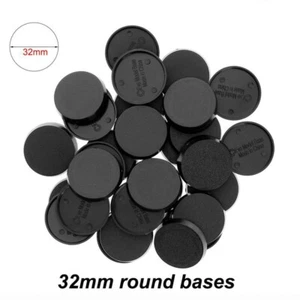 40pcs 32mm Plastic Bases for Table Games WarGames Model Bases MB432 - Picture 1 of 4