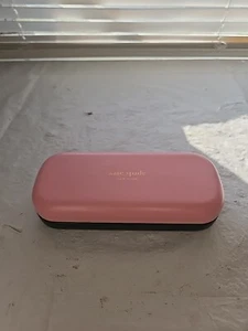 KATE SPADE DURO GRANDE ROSA VERDE ESTUCHE ANTEOJOS TELA - Imagen 1 de 6
