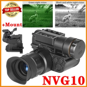 NVG10 Hunting Head-mounted Monocular Green Observation Night Vision Instrument - Picture 1 of 13