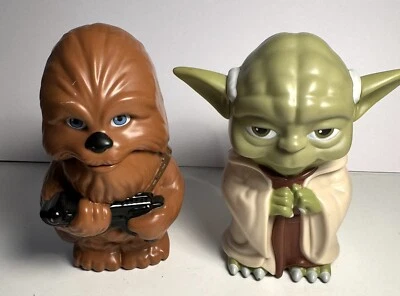 Linternas Chewbacca y Yoda Star Wars Lucus Films Jakks 2013 ambas funcionan  Foto 1 de 4
