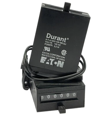 Módulos de contador EATON DURANT 6-Y-41322-406-MEQU (lote de 2) Foto 1 de 4