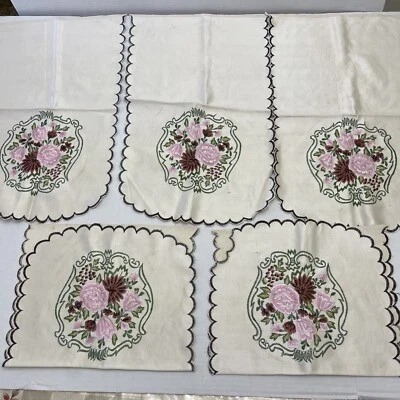 Fundas decorativas bordadas para respaldo de sofá solo para silla o sofás 5 piezas Foto 1 de 4