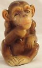 Vintage Ceramic Coin Bank Crying Monkey 