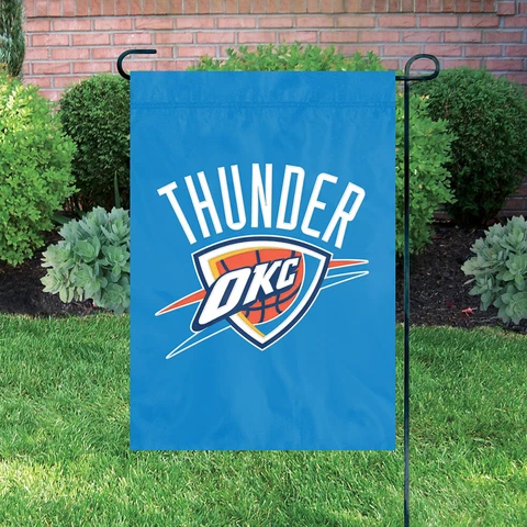 NBA OKLAHOMA CITY THUNDER Garden Flag (18" x 12.5") - NEW Cover