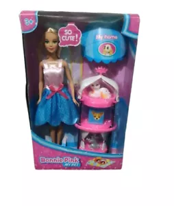 Bonnie Pink My Pet Puppe Spielset mit Tierfigur interaktives Spielzeug ideales Geschenk - Bild 1 von 2