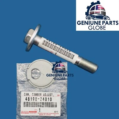 GENUINE TOYOTA SUPRA SC300 SC400 FRONT CAMBER ADJUSTING BOLT W/BOLT 48190-24020 - Image 1 of 2