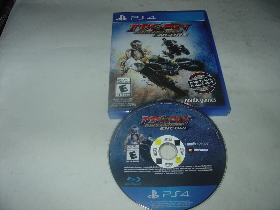 MX vs. ATV Supercross: Encore (Sony PlayStation 4, 2015) Tested Working - Image 1 of 1