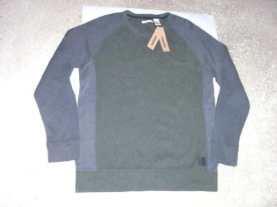 DKNY JEANS Sudadera Algodón Gris y Verde Hombre Grande NUEVA CON ETIQUETAS Foto 1 de 4