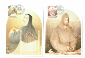 1983 Liechtenstein Europa SG 811/2 Maxi Cards Set of 2 - Picture 1 of 1