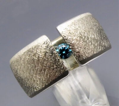 REIF-DESIGN - MARKANTER BREITER BRILLANT SPANNRING - AUS EIGENER GOLDSCHMIEDE - Bild 1 von 4