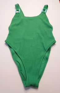 NUEVO TRAJE DE BAÑO AMERICAN EAGLE AERIE GRANDE 1 pieza verde kelly más descarado upf 50 - Imagen 1 de 6