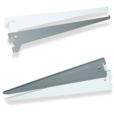 Regalträger 2 x Stück Regalsystem für Wandschiene Regalwinkel Regalbodenhalter - Bild 1 von 4