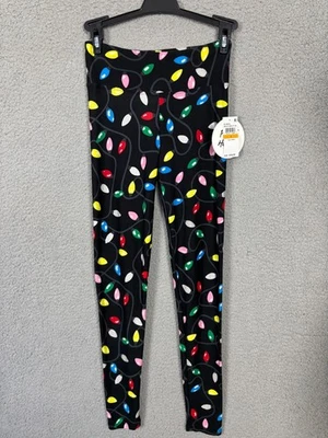 Planet Heart Juniors' Ugly Christmas Lights Leggings Size Small Multicolor NWT's - Image 1 of 4