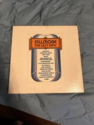 Fillmore The Last Days 1972 Box Set 3 LP + Rare 7” EP Complete MINT Z3X 31390 - Image 1 of 4