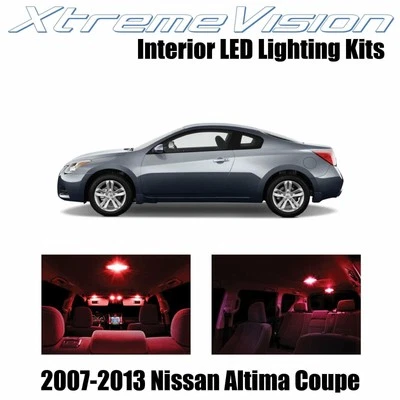 LED interior XtremeVision para Nissan Altima 2 puertas 07-13 (15 piezas) rojo Foto 1 de 4