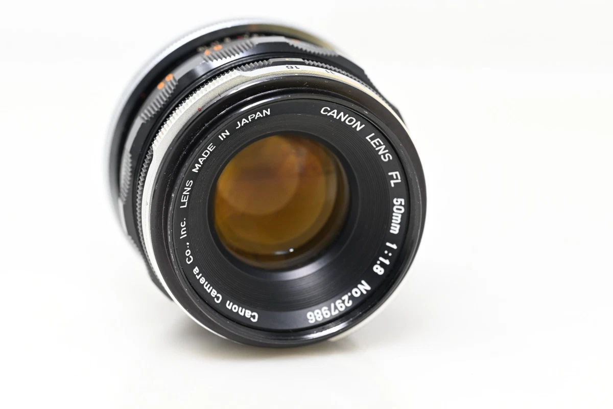 Canon f/1.8 Camera Lenses FL 50mm Focal for sale - eBay