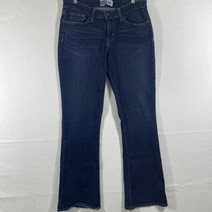 Levis Modern Boot Cut Women Size 12M Stretch Denim Dark Wash - Picture 1 of 9