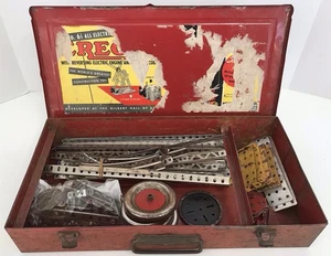 Vintage ERECTOR SET No. 6 1/2 All Electric AC Gilbert Parts No Motor *READ* - Picture 1 of 10