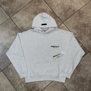 Fear of God Essentials Hoodie Light Oatmeal Size Medium - Picture 1 of 11
