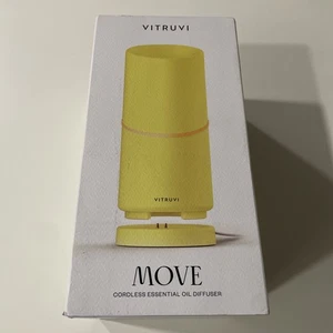 Difusor ultrasónico de aceite esencial Vitruvi inalámbrico Move amarillo limón - Imagen 1 de 8