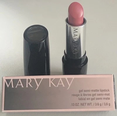 New In Box Mary Kay Gel Semi-Matte Lipstick Mauve Moment Full Size Fast Ship - Image 1 of 2