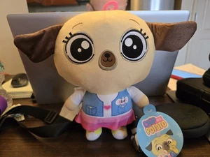 New 10" T Chip & Potato Girl Pug & Secret Mouse Plush Dog 2024 Toy Factory NWT - Picture 1 of 9