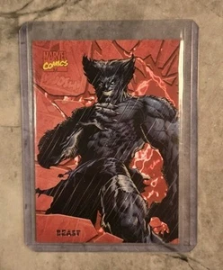 2024 Finding Unicorn Marvel Comics Universe Evolution Red /50 Beast - Picture 1 of 2