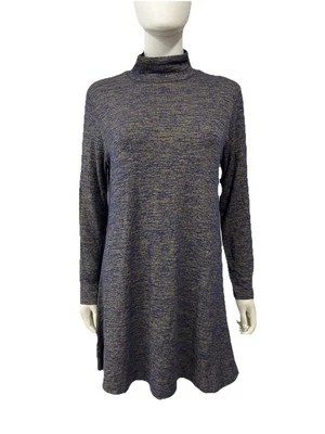 Cómodo suéter túnica midi tejido Lagenlook básico informal de EE. UU. Top para mujer L Foto 1 de 4