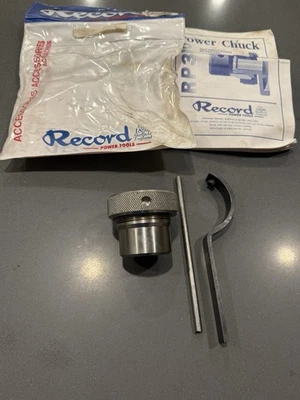 Unidade de corpo de mandril de torno de madeira Record Power RP3000A1 e ferramenta chave inglesa Sheffield - Imagem 1 de 4