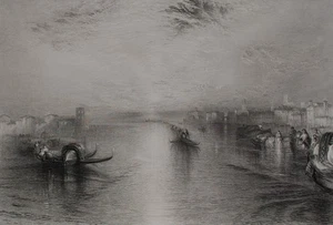 William Turner nach Approach to Venice James Charles Armytage Reproduktion - Bild 1 von 4