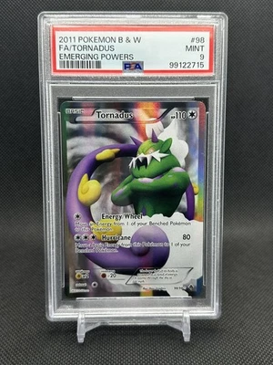2011 Pokemon BW Emerging Powers Tornadus Full Art #98 PSA 9 MINT - Image 1 of 2