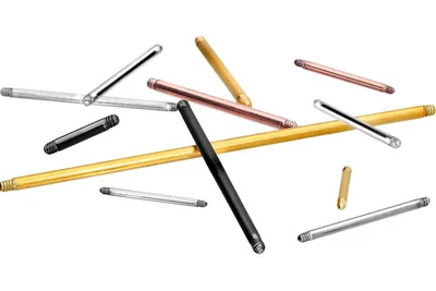 PIERCINGLINE  Piercing Titan Barbell ohne Kugeln - Bild 1 von 4